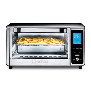 lot 3726 image: $60 Gourmia 4-Slice Toaster Oven Air Fryer with 11 Functions