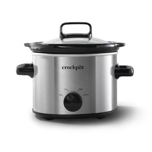 lot 3731 image: Crock-Pot 2qt Slow Cooker - Classic Stainless Steel