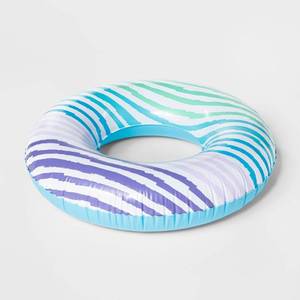 lot 3790 image: Blue Striped Ring Tube - Sun Squad 2 pack