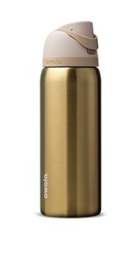 lot 3797 image: $150 Owala FreeSip Insulated Stainless Steel Water Bottle 32oz Gold