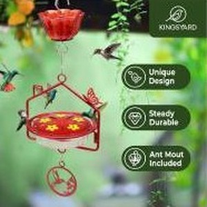 lot 10559 image: Kingsyard Upgraded Hummingbird Feeder Hanging