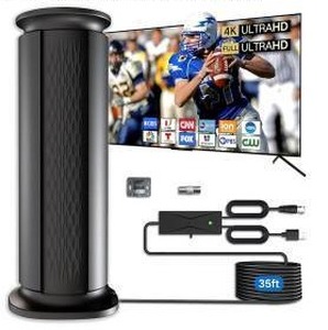 lot 10582 image: Digital HDTV Antenna, Black