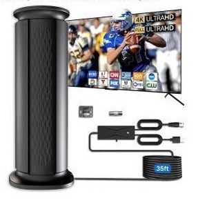 lot 10584 image: Digital HDTV Antenna, Black
