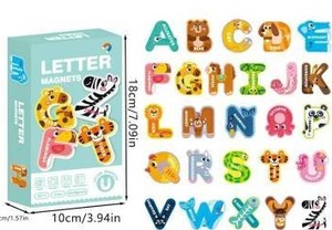 lot 10613 image: Animal Alphabet Magnetic Letters Learning Set