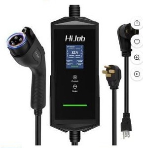 HiJob 40A Portable Level 2 EV Car Battery Charger Electric Vehicle Charging Station
