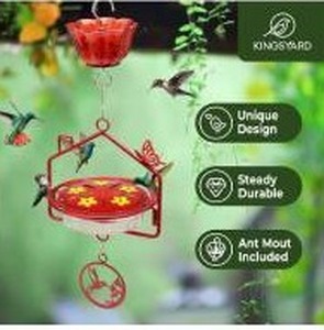 lot 10675 image: Kingsyard Upgraded Hummingbird Feeder Hanging
