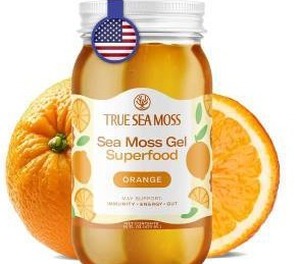 lot 10694 image: TrueSeaMoss Sea Moss Gel, 16 fl oz, Orange