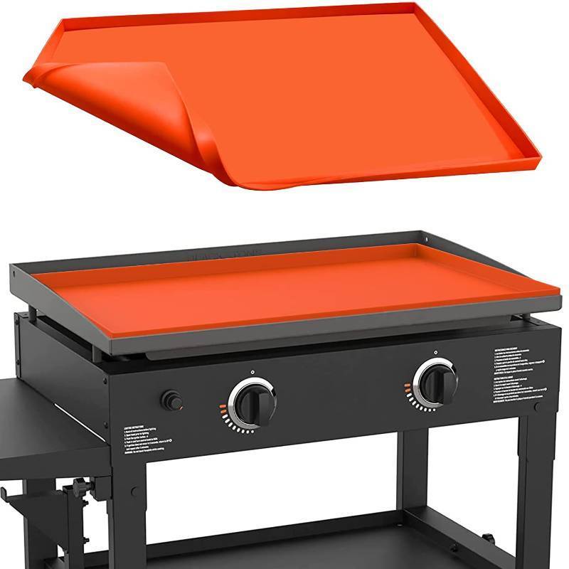 lot 8508 image: 28 Silicone Griddle Mat for Blackstone 28 Inch Grill, Heavy Duty Food Grade Silicone Griddle Cover, Protect Your Grill from Dirt &amp Rust All Year Round