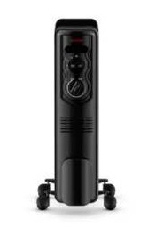 lot 8821 image: Utilitech 1500 -Watt Oil-filled radiant Utility Indoor Electric Space Heater with Thermostat