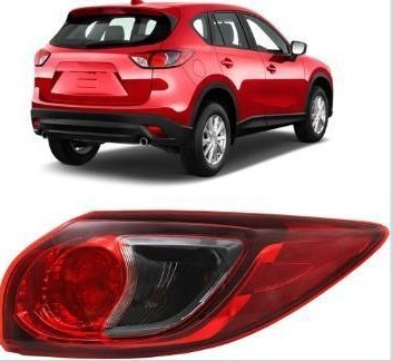 lot 1520 image: Outer Tail Light Fit for 2013 2014 2015 2016 Mazda CX-5, Halogen Tail Lamp Assembly Replacement Left Driver Right Passenger Side Taillight KD3351160C MA2804111 (Right Passenger Side)