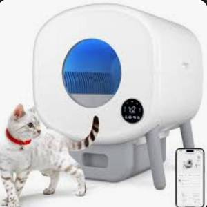 lot 7087 image: Cumrige M2 Smart Self-Cleaning Litter Box  95L Extra-Large Automatic Cat Litter Box