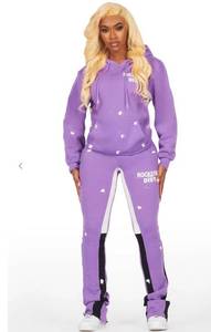 lot 7123 image: starlin purple stacked trackset 2XL