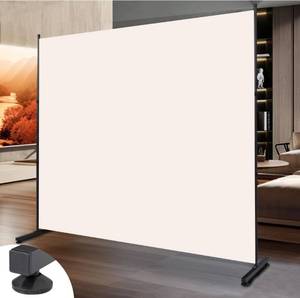 lot 7169 image: Room Divider 6FT Single Panel Privacy Screen, 71 Wide Fabric Indoor Room Divider Wall Divider for Room Separation, Portable Room Partitions and Dividers Freestanding Temporary Wall Room Separators