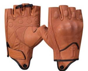lot 7149 image: Harssidanzar Women Fingerless Motorcycle Gloves,Hard Knuckle Protection Riding Driving Biker Racing Motorbike Glove KL022US Small