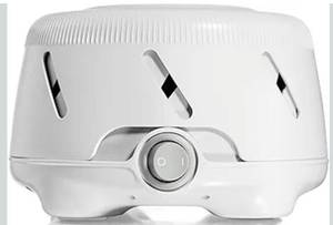lot 7209 image: Yogasleep Dohm UNO White Noise Sound Machine (White) With Real Fan Inside for Non-Looping White Noise, For Travel, Office Privacy, Meditation, Sleep Aid For Adults & Baby, Registry Gift