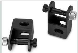 lot 7219 image: KSP Front Shock Extenders for 8 Lug Heavy Duty Trucks, 1-3 Shock Extension Kit for 2011-2023 Chevy Silverado 2500HD 3500HD 2011-2023 GMC Sierra 2500HD 3500HD, Shock Extension Brackets Mount