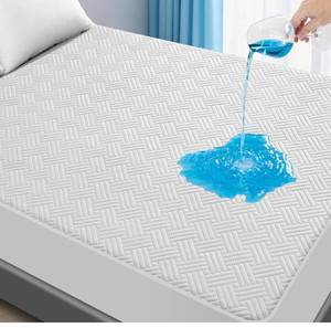 lot 7267 image: Waterproof Mattress Protector Twin XL Size - Breathable, Noiseless, Ultra-Soft Bed Cover, Mattress Pad Cover with Deep Stretchable Pockets 8-21 (White)