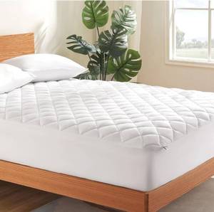 lot 7268 image: SLEEP ZONE Twin XL Mattress Pad, Breathable and Noiseless Mattress Cover, Quilted Fitted Mattress Protector with Deep Pocket, Machine Washable Mattress Topper (White, Twin XL) 3 sustainability