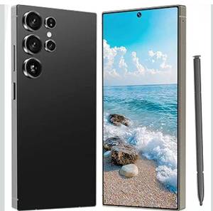I25 Ultra Unlocked Cell Phone, 6800mAh Long Battery Life Smartphone,Built in Pen,6.8\" HD Screen 8+512GB Unlocked Phones,5G/Dual SIM/Fingerprint Unlock/Face ID (Black) - Retail $159