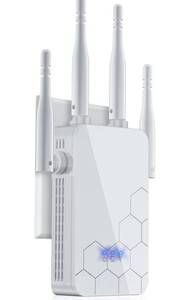 lot 7286 image: 2026 WiFi Extender Internet Booster, 10000 Sq.ft Long Range Repeater Wireless Routers Amplifier, Mesh Wi-Fi 80% Faster  Broader Than Ever, Support More Network Devices at Home, 1-Tap Setup