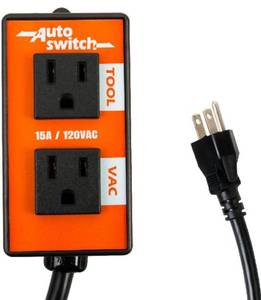 lot 7305 image: OSKOOL Automatic Vacuum Switch Allows Power Tool to Turn VacuumAccessory on and Off Automatically, PTA08