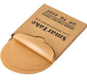 lot 7359 image: SMARTAKE 200 Pcs Unbleached Parchment Paper Baking Sheets Round, 12 Inches Non-Stick Precut Baking Parchment, for Baking Grilling Air Fryer Steaming Bread Cup Cake Cookie and More