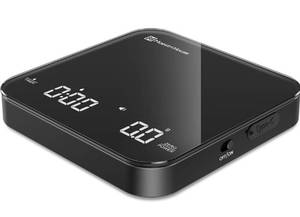 lot 7392 image: Maestri House Mini Coffee Scale with Timer, USB-C Rechargeable Espresso Scale, 2kg0.1g Accurate Scale for Espresso and Pour-Over Coffee, Portable Digital Kitchen Scale with Auto Timer (Black)