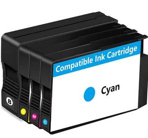 lot 7402 image: Remanufactured Ink Cartridges Replacement for 962 (Black, Cyan, Magenta, Yellow, 4-Pack