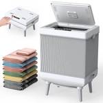 **FEACORT Towel Warmer, 35L Large Foldable Towel Warmers for Bathroom, Dual-Mode Blanket Warmer with Safety Lock, Timer, and Auto Shut-Off, Fits Up to 3 Oversized 40\"X70\" Towels, for Home &amp; Loved Ones
