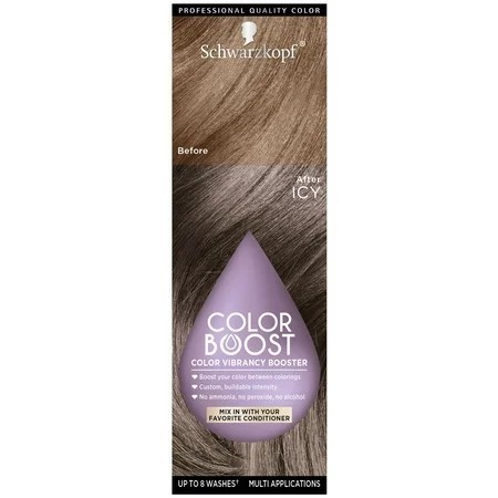 lot 64489 image: Schwarzkopf Boost Color Vibrancy Booster, Icy, 1 Oz