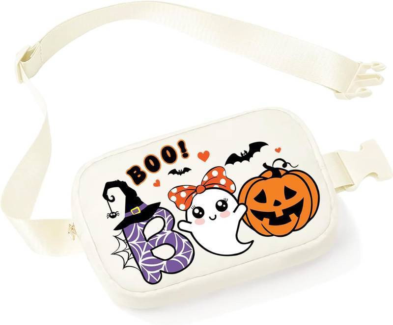 lot 64730 image: Halloween Purse,Boo Basket Stuffers for Women Teens,Halloween Gifts Bags for Women Teens,Funny Halloween Crossbody Bag Costume accessories Trendy Stuff.