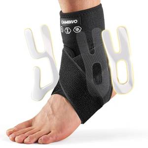lot 65144 image: CAMBIVO Ankle Brace for Women & Men, Compression Ankle Support for Sprain & Strain, Achilles Tendonitis, Plantar Fasciitis & Recovery, Ankle Sleeve for Running, Basketball, Football, Daily Use