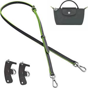 lot 65175 image: Jiesinlov Leather Bag Shoulder Strap Replacement Crossbody Adjustable Conversion Kit Fit for Mini Pouch