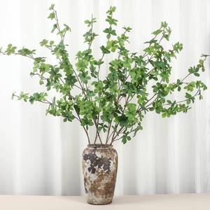 lot 65221 image: Giegxin 6 Pcs 47.2 Faux Greenery Stems Fake Branches Enkianthus Perulatus Leaf Stem for Vase Tall Artificial Ficus Branches for Home Living Room Decor Table Centerpiece