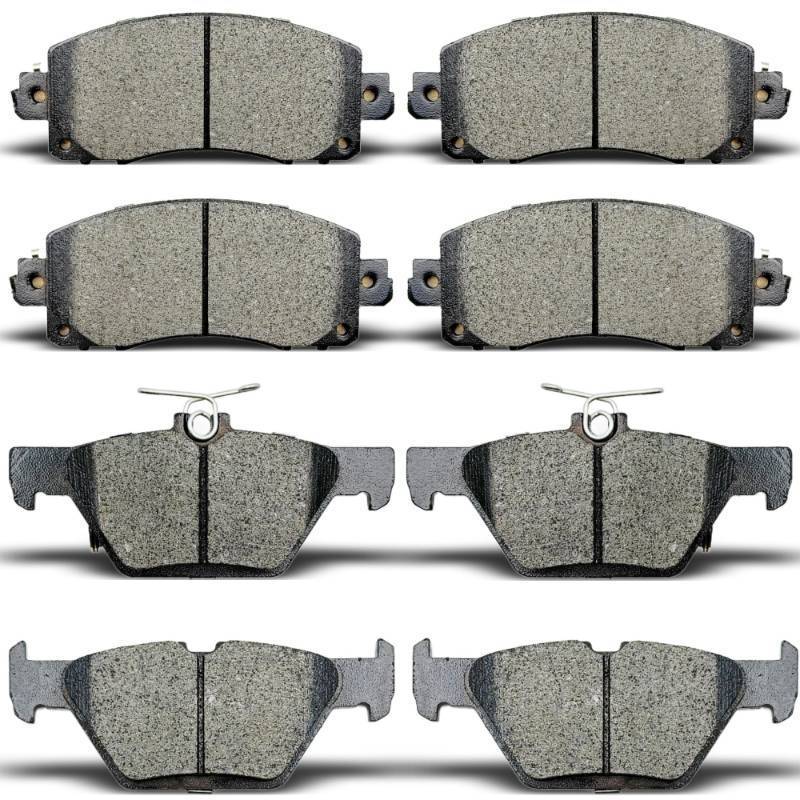 lot 35948 image: Front & Rear Ceramic Disc Brake Pads For 2019-2022 Subaru Forester, For 2020-2022 Subaru Crosstrek Legacy Outback - Retail $41