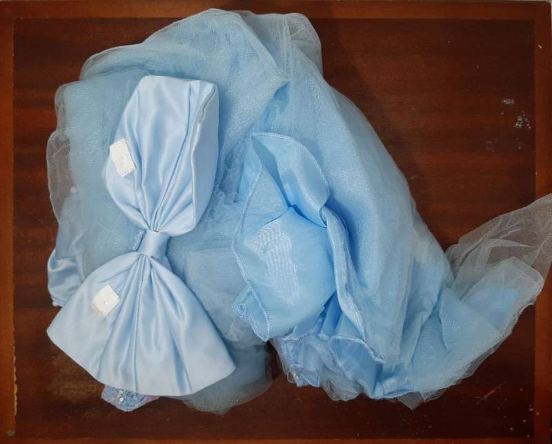 lot 44929 image: Cinderella Dresses For Girls Little Kids Toddler Princess Fancy Dress Up Clothes  Accessories Halloween Christmas Carnival Birthday Party Role Play Cosplay Costume Blue 4-5 Years - Retail $32