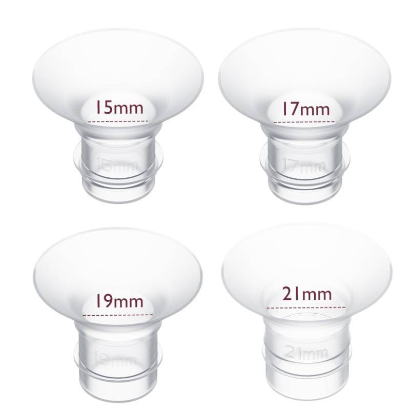 lot 44986 image: Momcozy 15171921mm 4Count Flange Insert Compatible with 24mm FlangeShield of Most Pumps