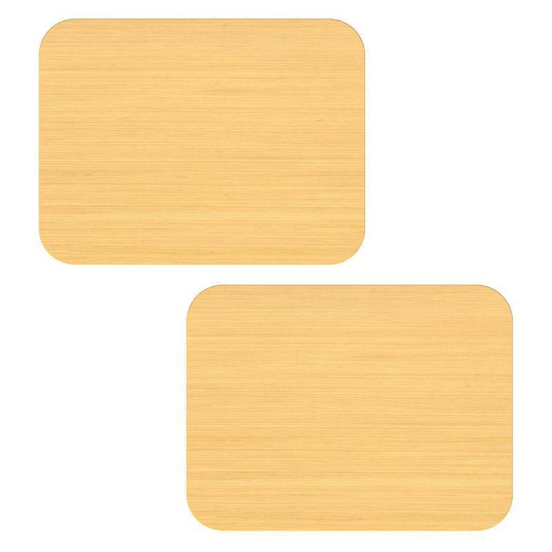 lot 45006 image: Wooden Replacement Lid Compatible with Pyrex 7211-PC 6-Cup Glass Bowls Rectangular Storage Cover Lids, Reusable Covers Compatible with Pyrex Rectangular Container Durable Food Storage Lids (2 PC)