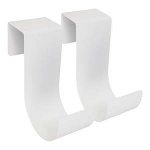 lot 10724 image: Mide Products 5738125 6 in. Short Fence Mount Hook Aluminum, White