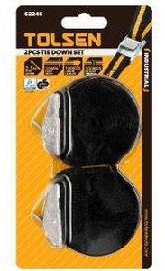 lot 10726 image: TOLSEN 2-Piece Tie Down Strap Set