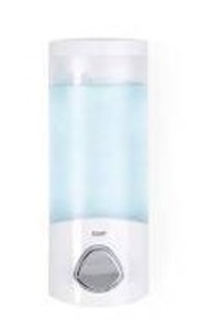 lot 10730 image: Better Living Products Clear Choice Dispenser I One Chamber Shower Dispenser One Chamber  White