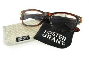 lot 10782 image: Foster Grant Lot of 2 Womens Reading Glasses with Case, 2.50