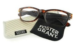lot 10784 image: Foster Grant Lot of 2 Womens Reading Glasses with Case, 2.50