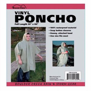 lot 10808 image: 50X80 Vinyl Poncho