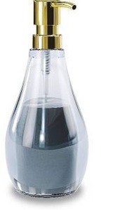 lot 10899 image: Umbra Denim Blue 9.5 oz Soap Pump Dispenser, Lot of 2