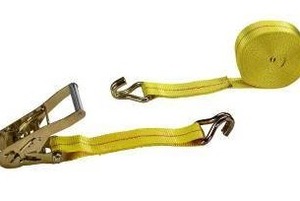 lot 10903 image: Heavy Duty Ratcheting Tie-Down Strap 2 inch x 30 feet
