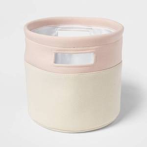 lot 10908 image: Canvas Color Block Storage Pink