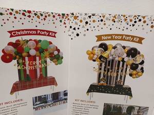 lot 10911 image: 2 Pieces Party Kit Supplies, Christmas And New Years