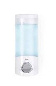 lot 10919 image: Better Living Products Clear Choice Dispenser I One Chamber Shower Dispenser One Chamber  White
