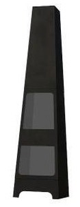 La Hacienda L61 56017 Malmo Steel Chimenea, Black